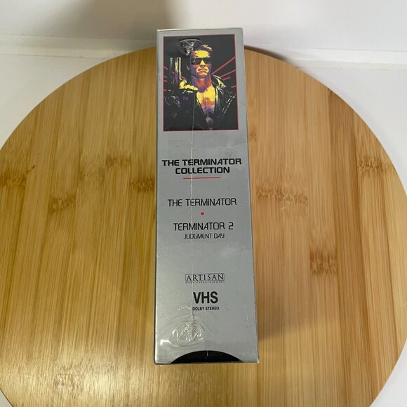 The Terminator Collection VHS 1995 2-Tape Box Set New Factory Sealed - Picture 2 of 4